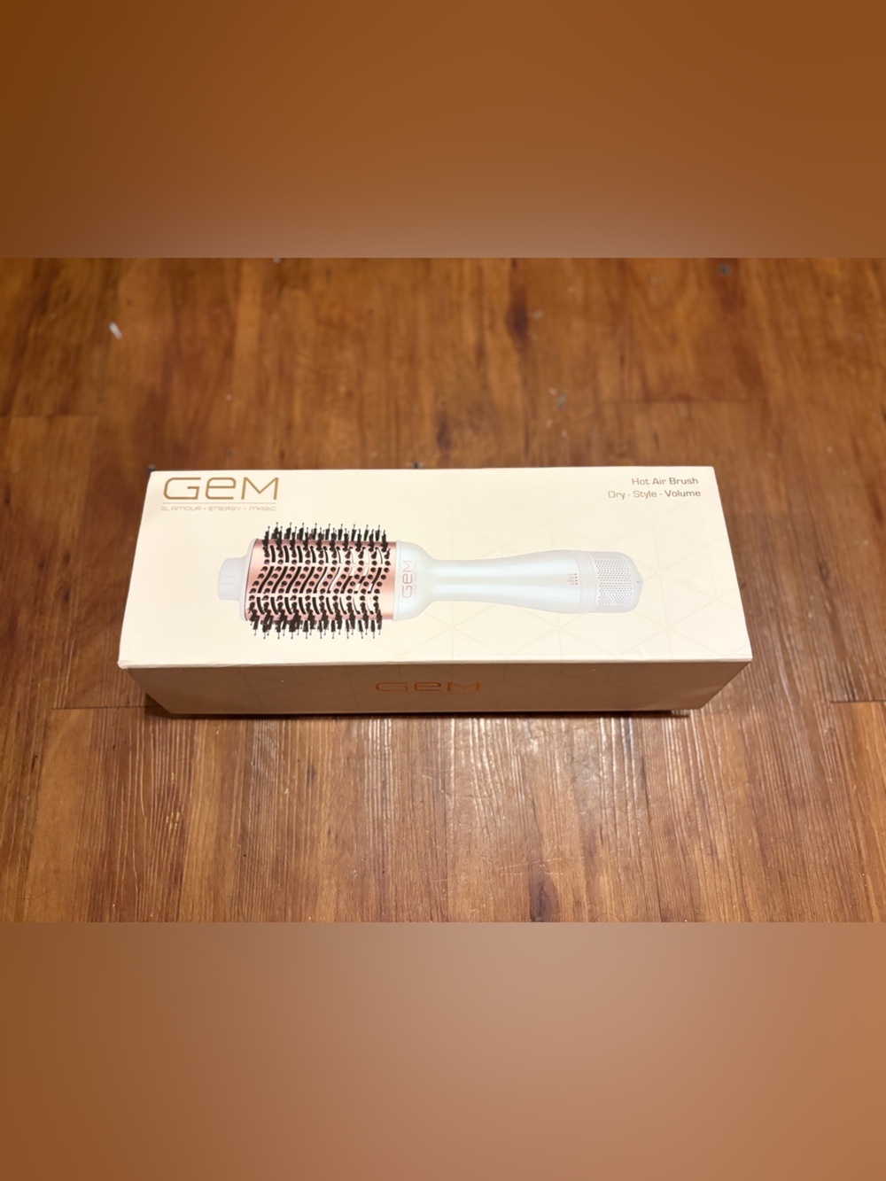 White Hot Air Round Brush